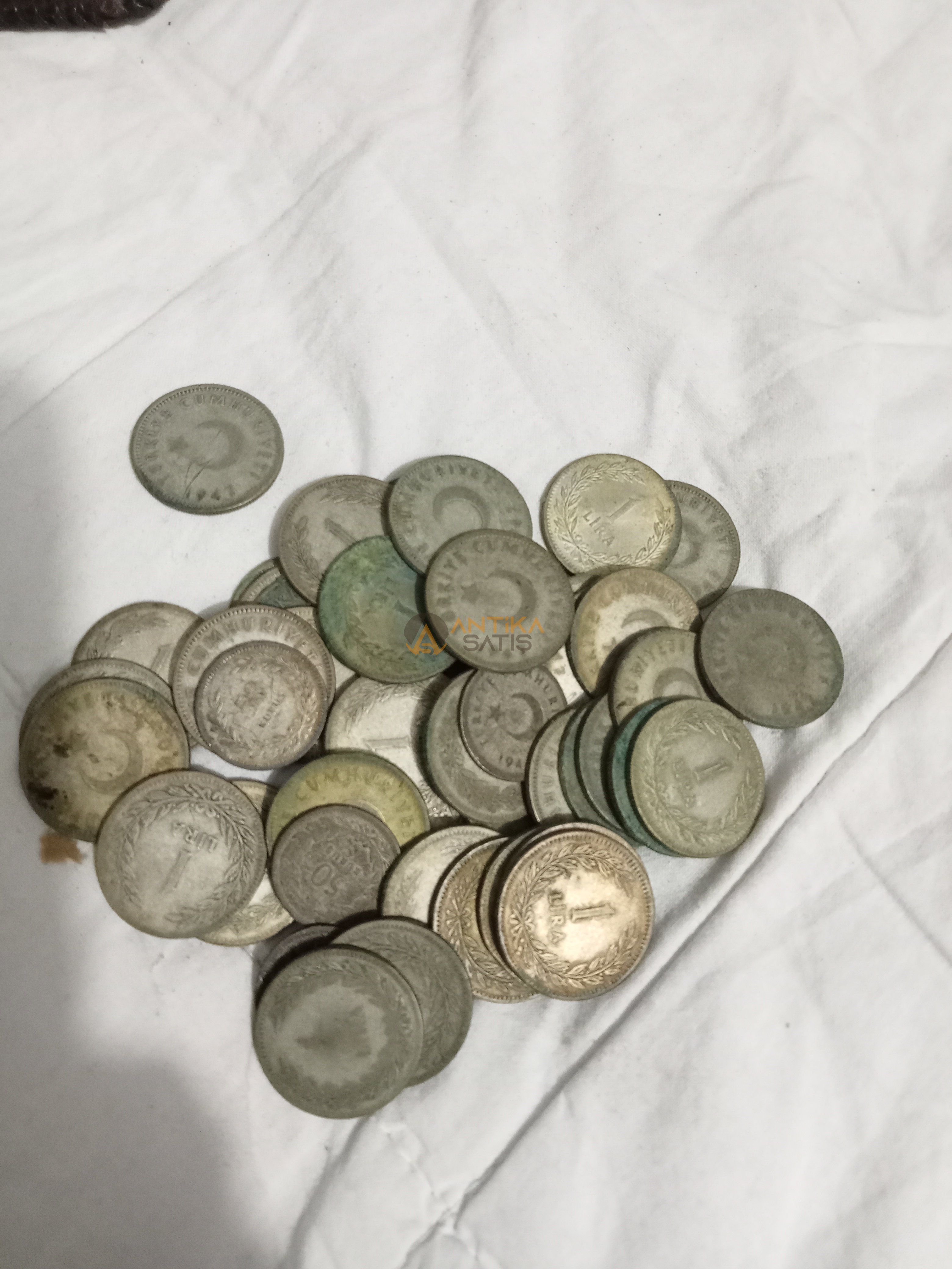 Antika gümüş paralar 
