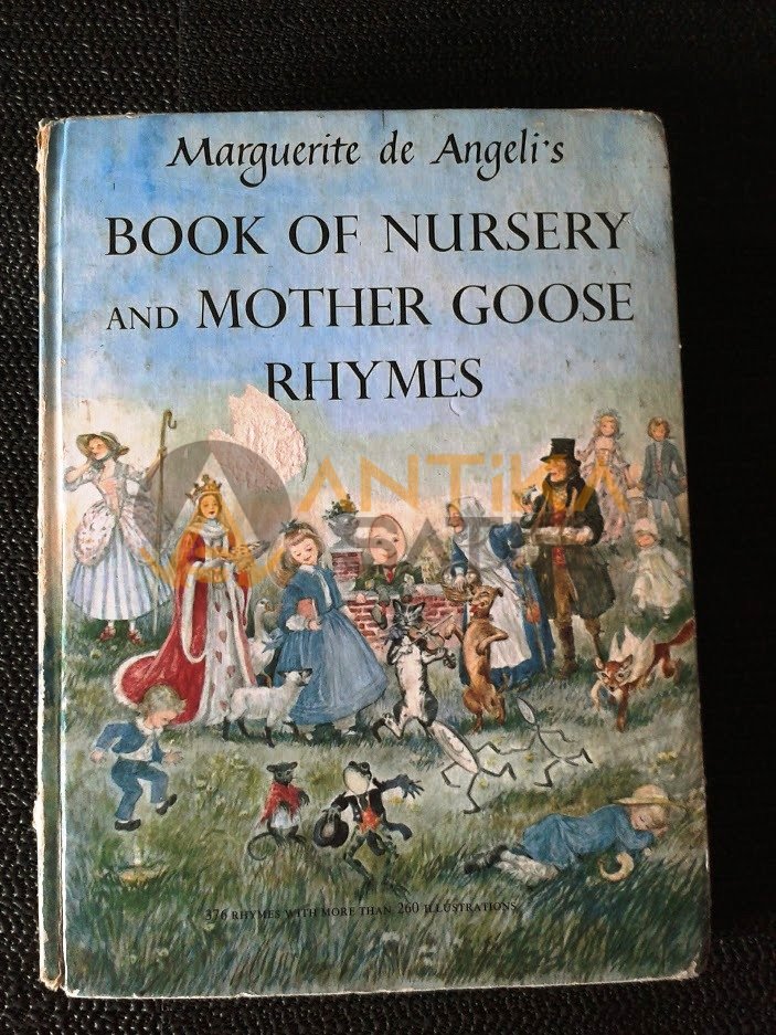 BOOK OF NURSERY AND MOTHER GOOSE RHYMES.