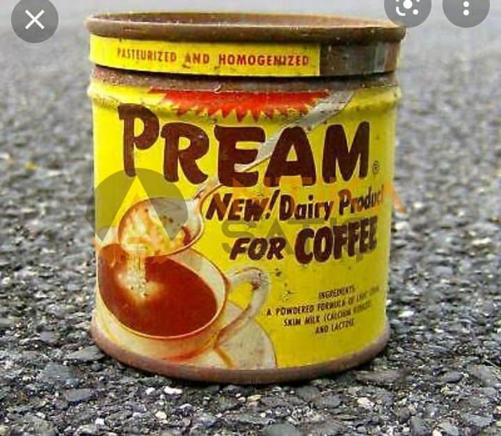 Pream marka 1950s ohio USA coffee cream kutusu Koleksiyonluk